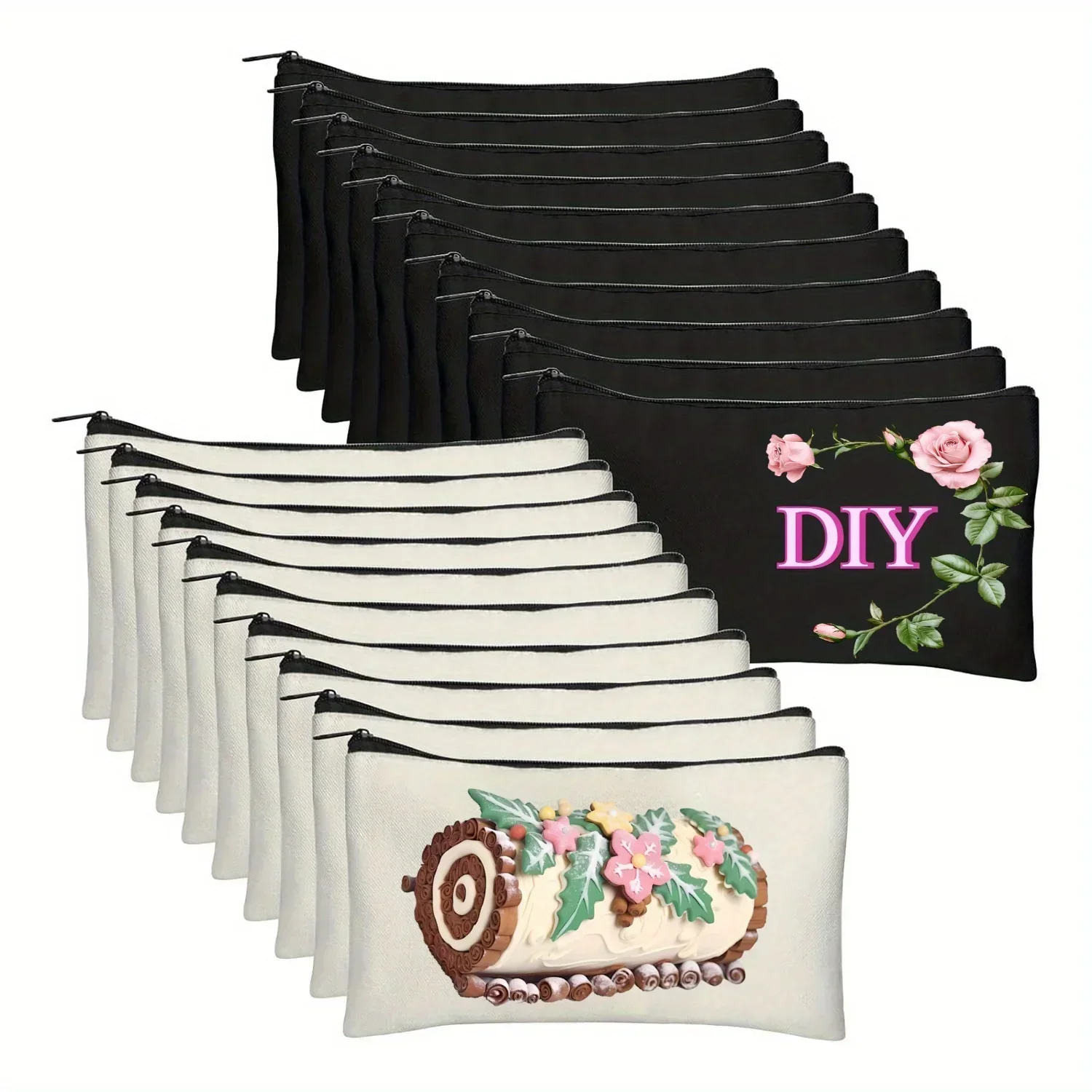 Tote Bag Sublimation - 20 sztuk pustych torebek do makijażu