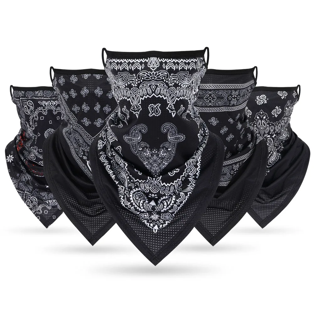 Bandana Blank White - Wielofunkcyjna opaska na ucho z bandaną