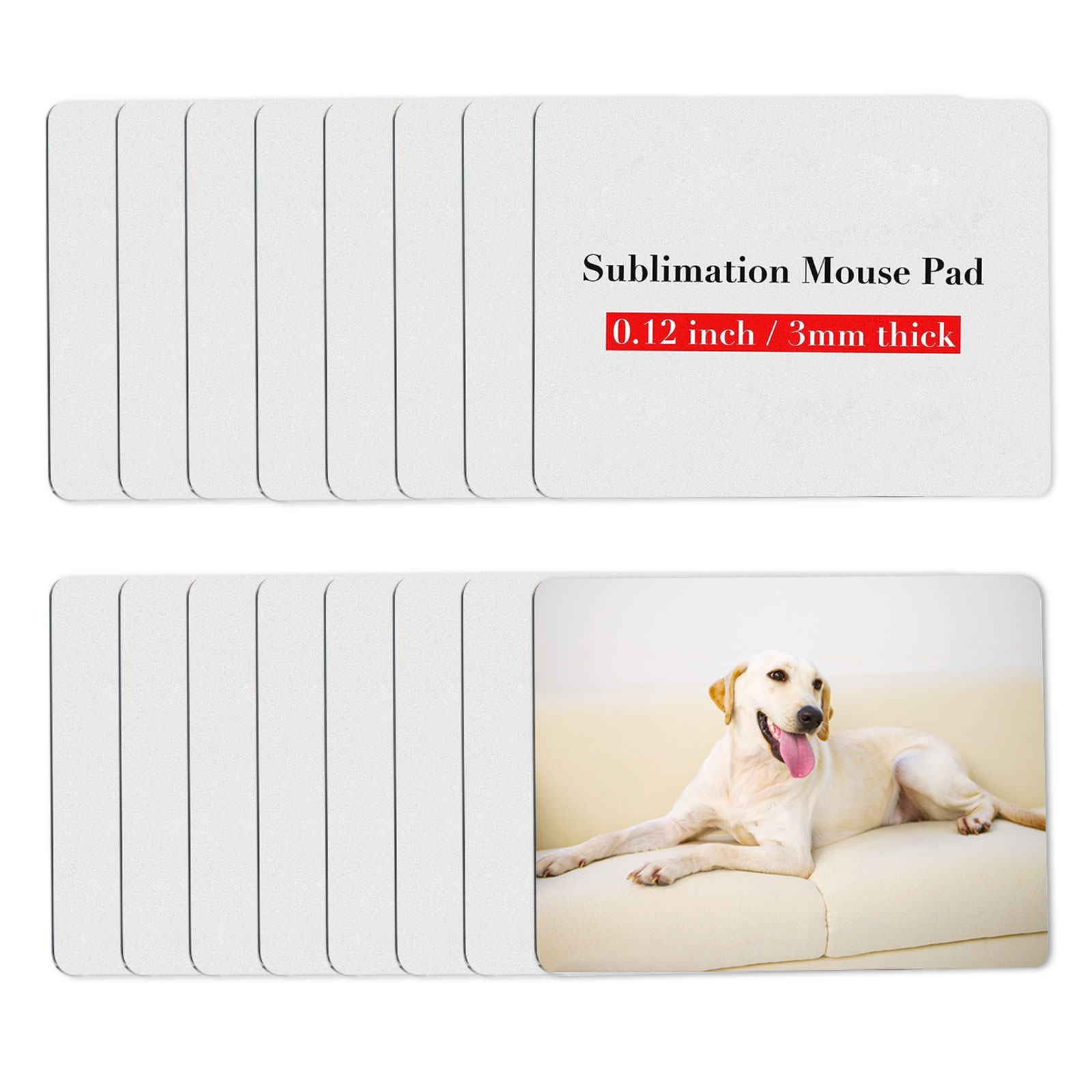 Mouse Pad Blank Sublimation - 8 szt. Podkładka pod mysz do