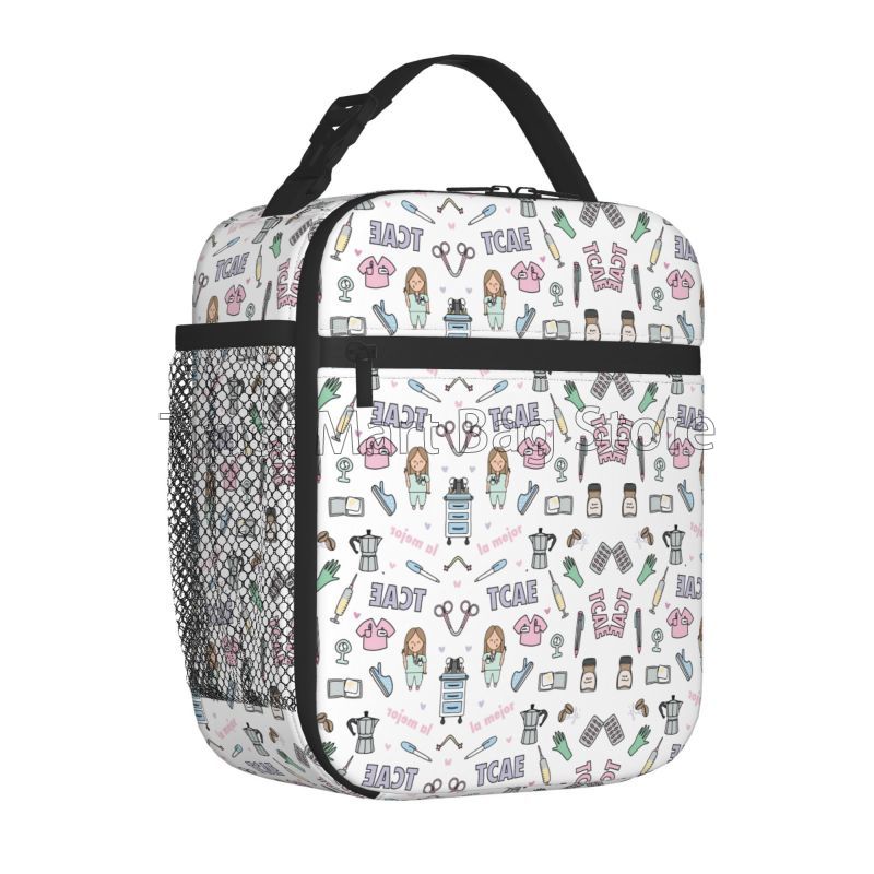 Tote Bag Sublimation - Torba Termiczna na Lunch dla Pielęgniarki,