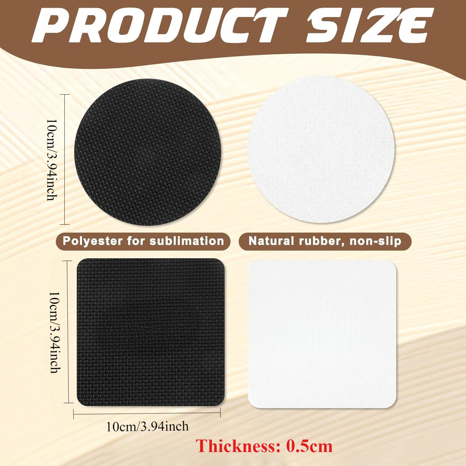 10 szt. Podkładek do sublimacj – Coaster Sublimation Blank recenzja i cena