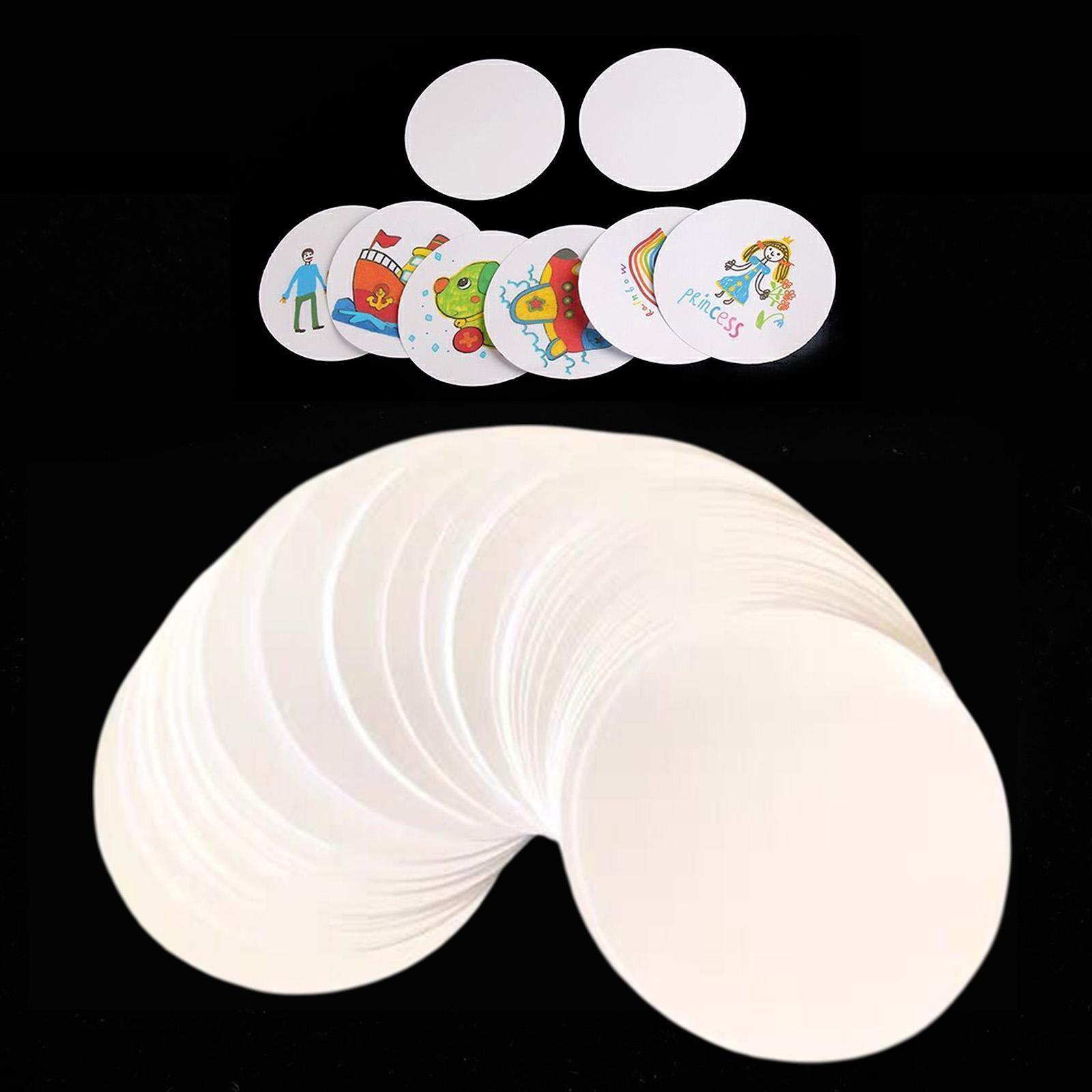 100x Puste Papierowe Podkładki – Button Badge Blank recenzja i cena