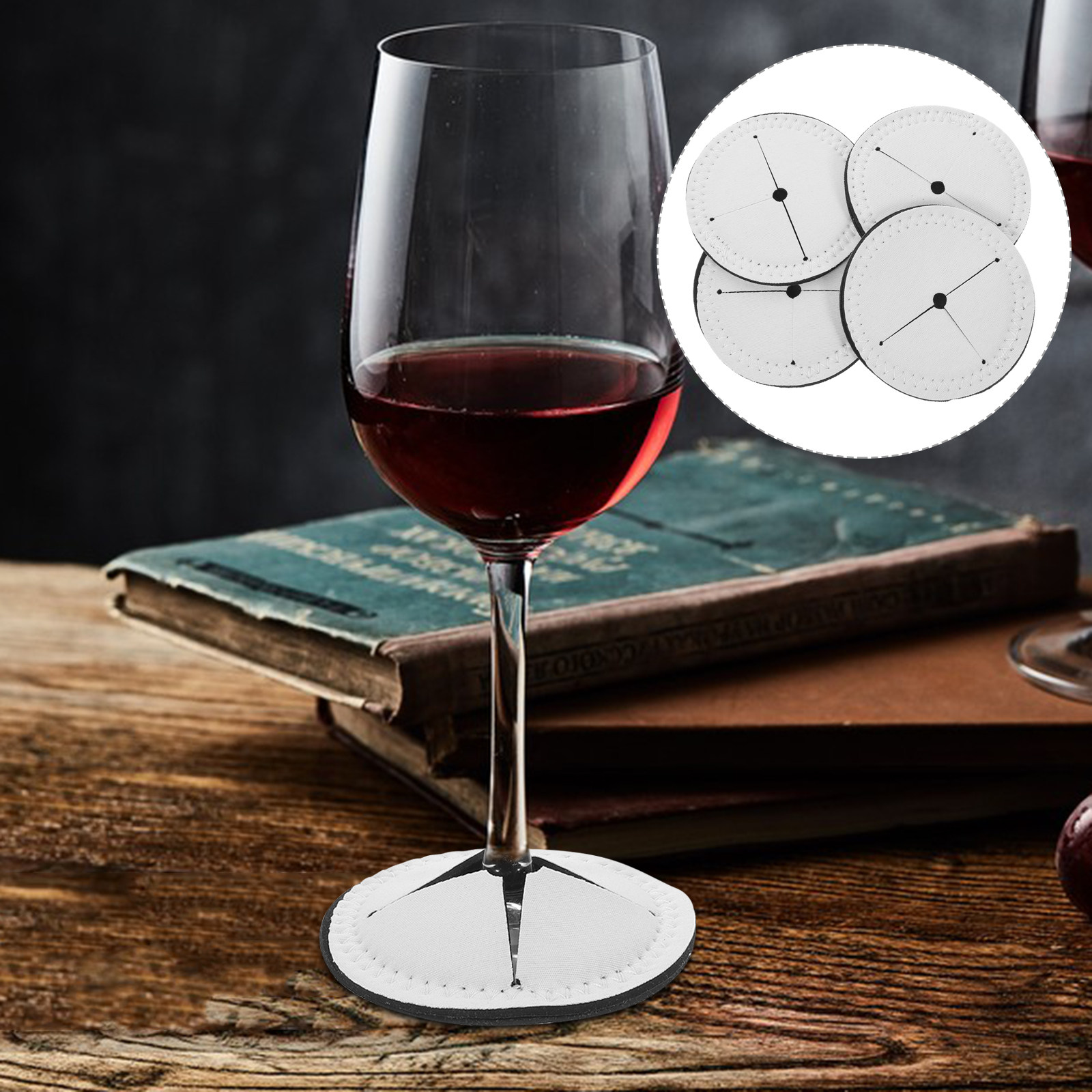 4 sztuki okrągłych podkładek d – Coaster Sublimation Blank recenzja i cena
