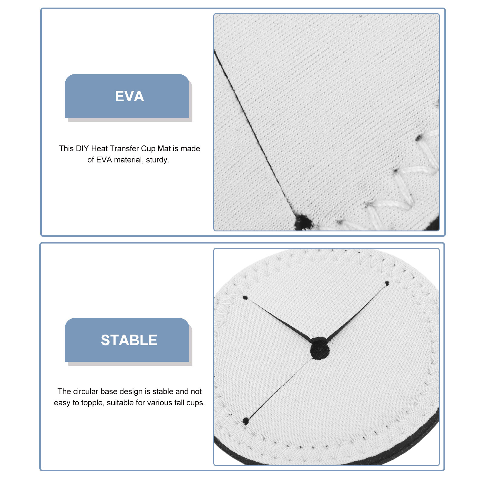 4 sztuki okrągłych podkładek d – Coaster Sublimation Blank recenzja i cena