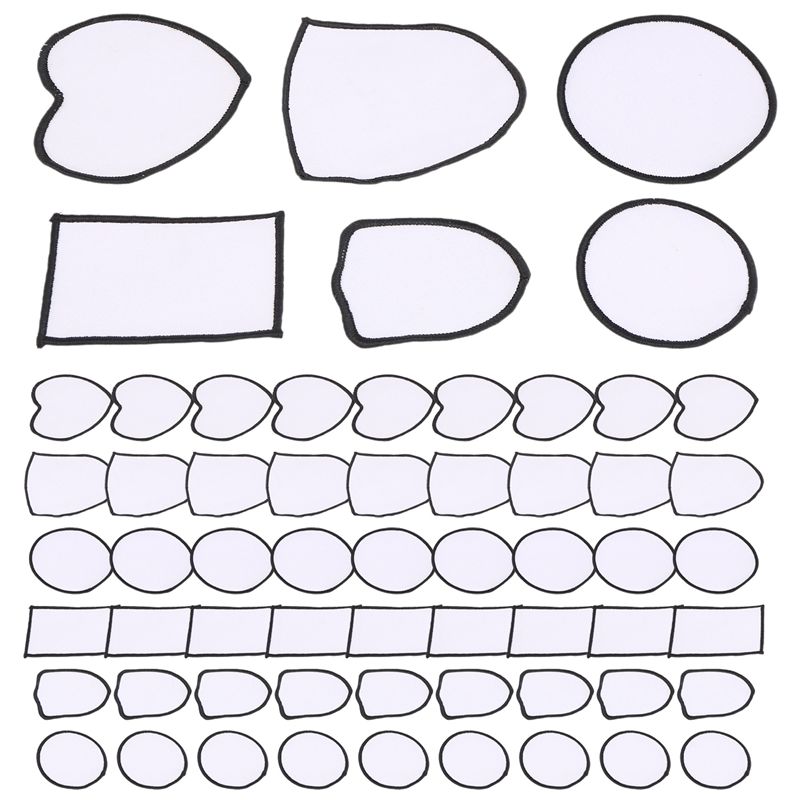HOT-60 szt. Pustych Naszywek d – Hat Sublimation Blank recenzja i cena