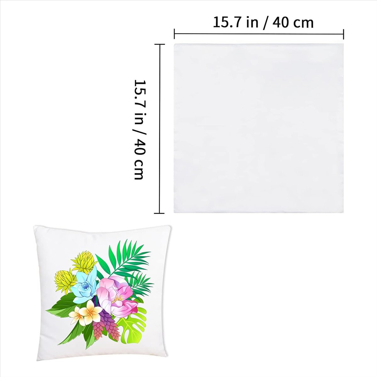 15 szt. Sublimacyjne Poszewki  – Pillow Cover Sublimation recenzja i cena