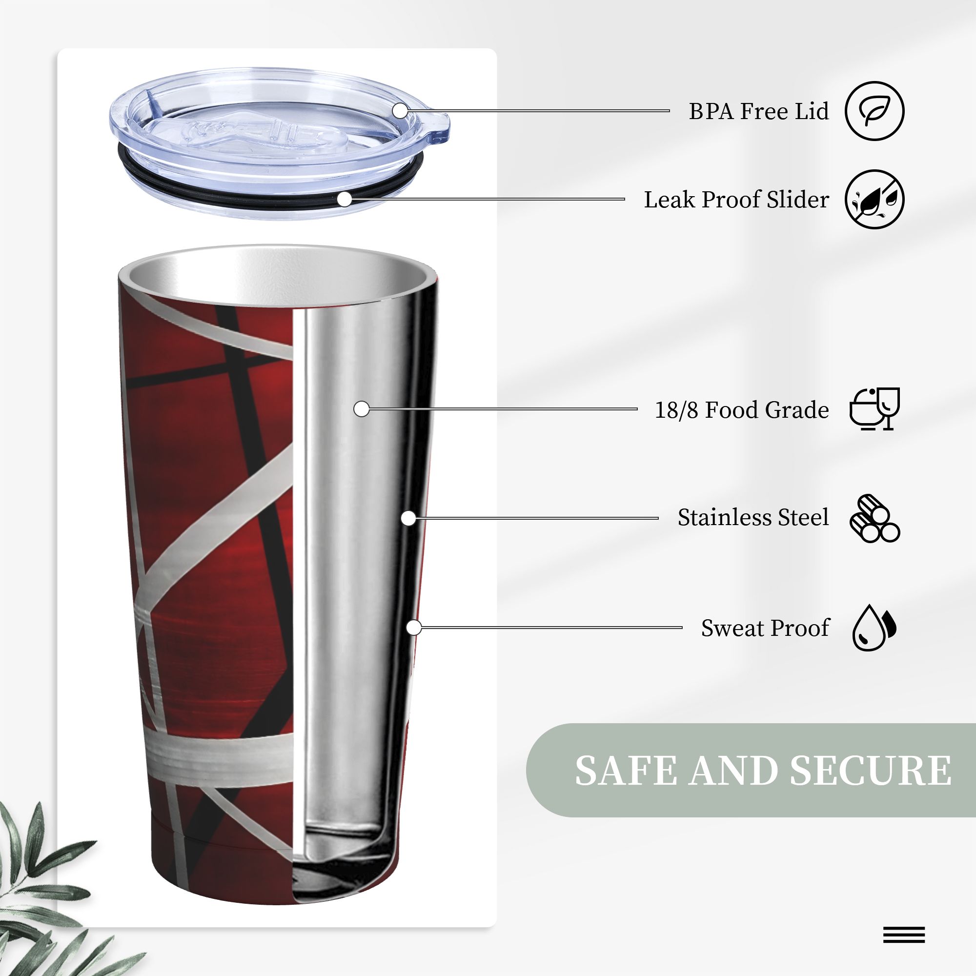 Kubek termiczny V-Van Halens,  – Tumbler 20Oz White recenzja i cena